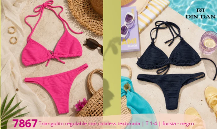 Triangulito Regulable con Colaless Texturada | Din Dan