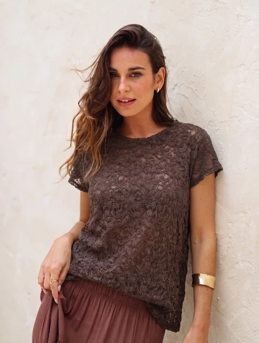 Remera de Encaje