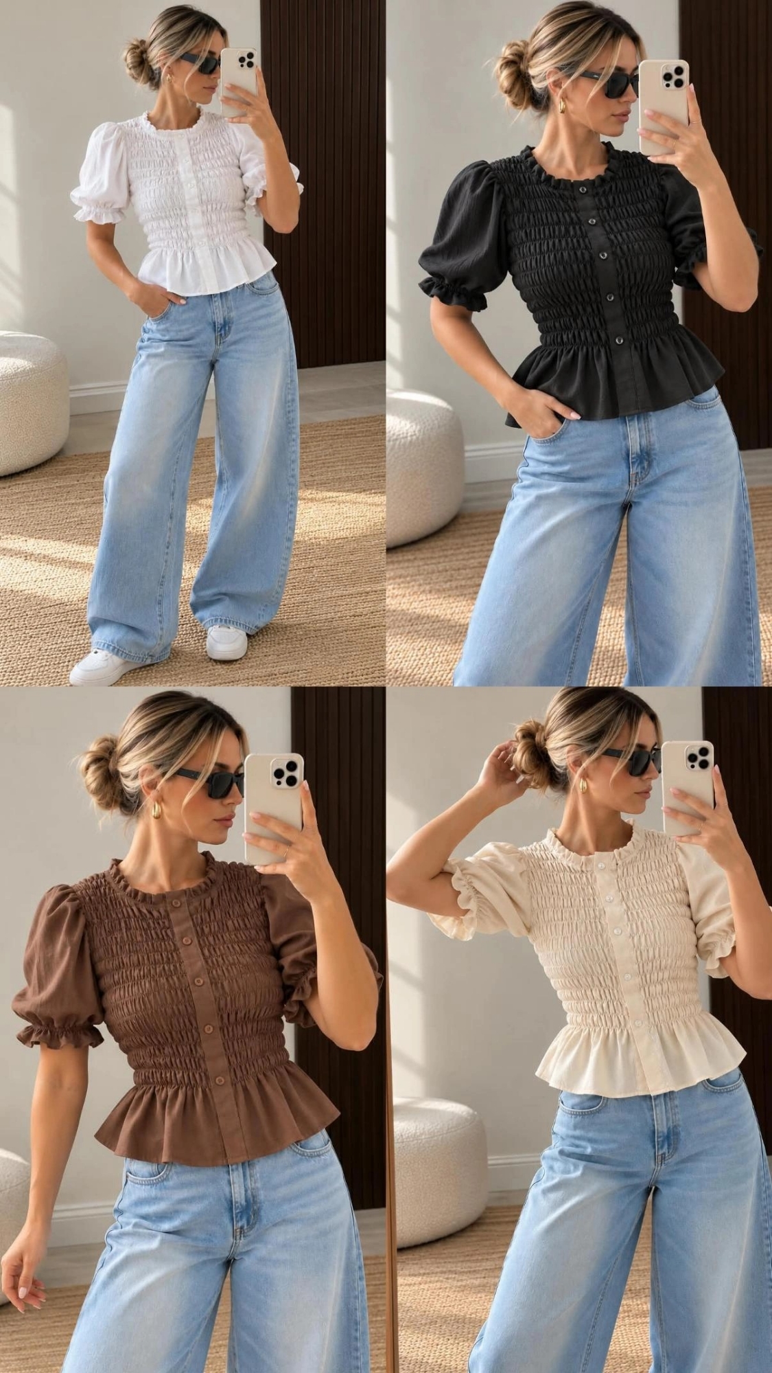 Blusa Frunce C/botones - Imagen 3