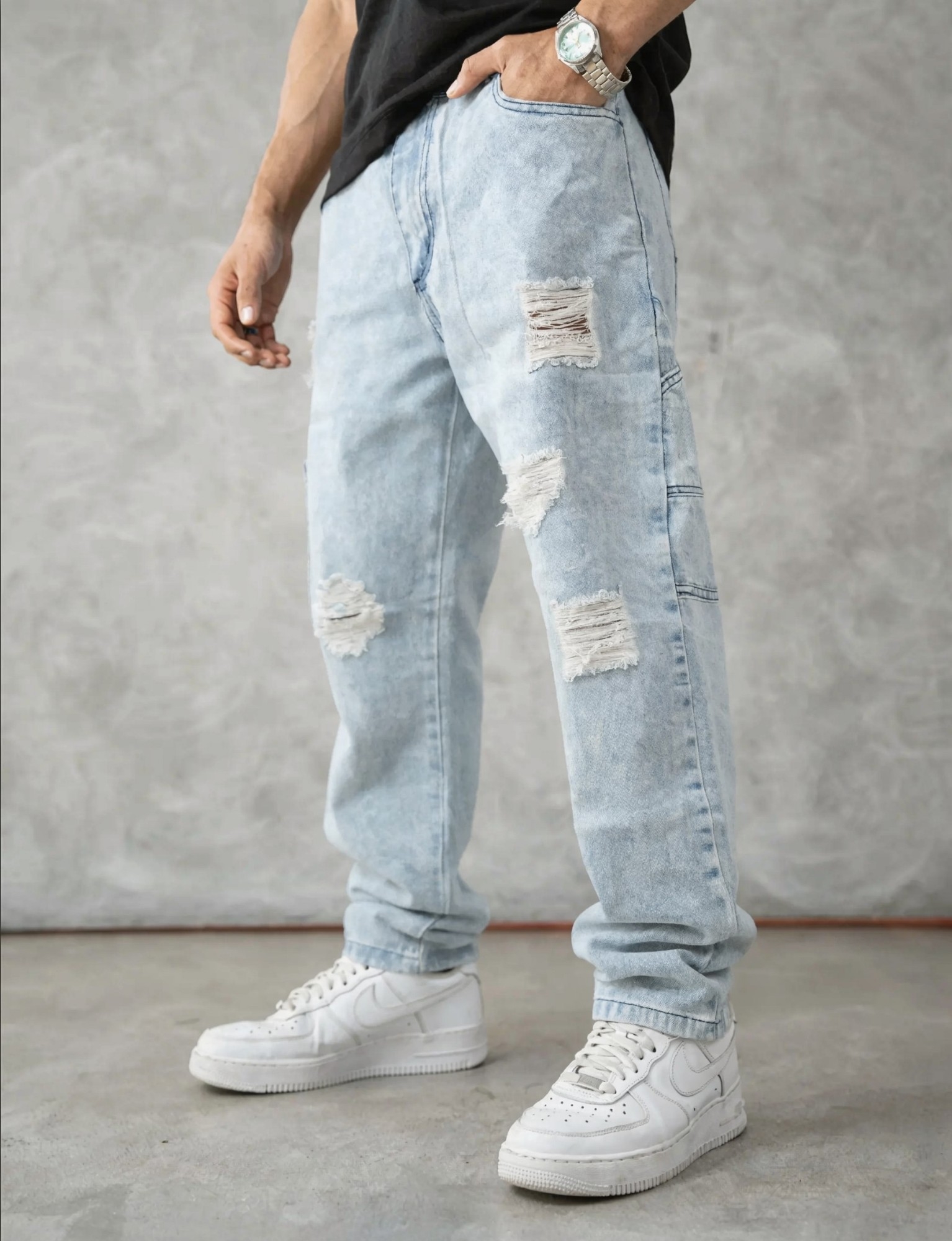 Pantalón Mom Carpintero Estilo Urbano - Imagen 5