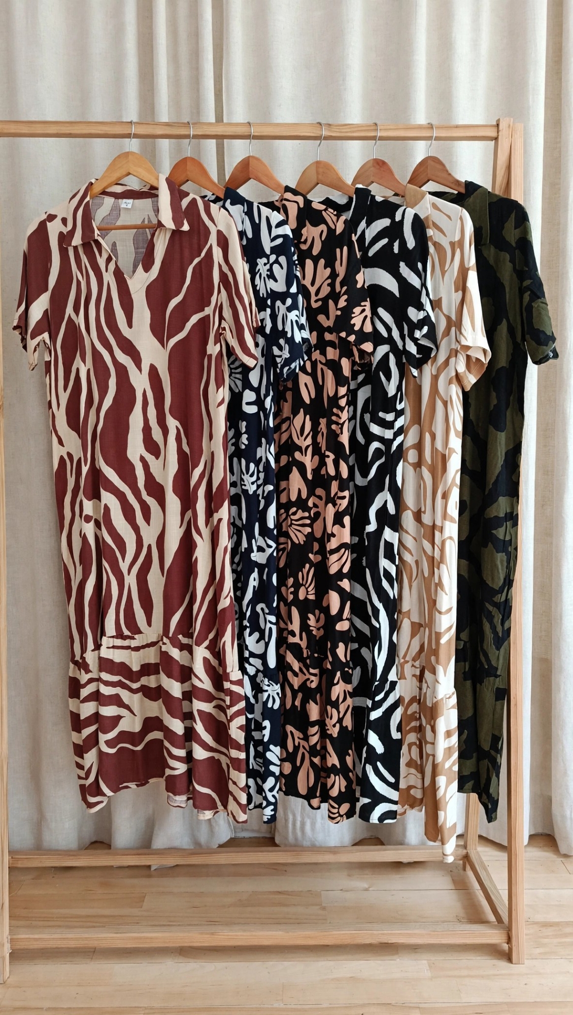 Vestidos Camiseros Estampados - Imagen 2