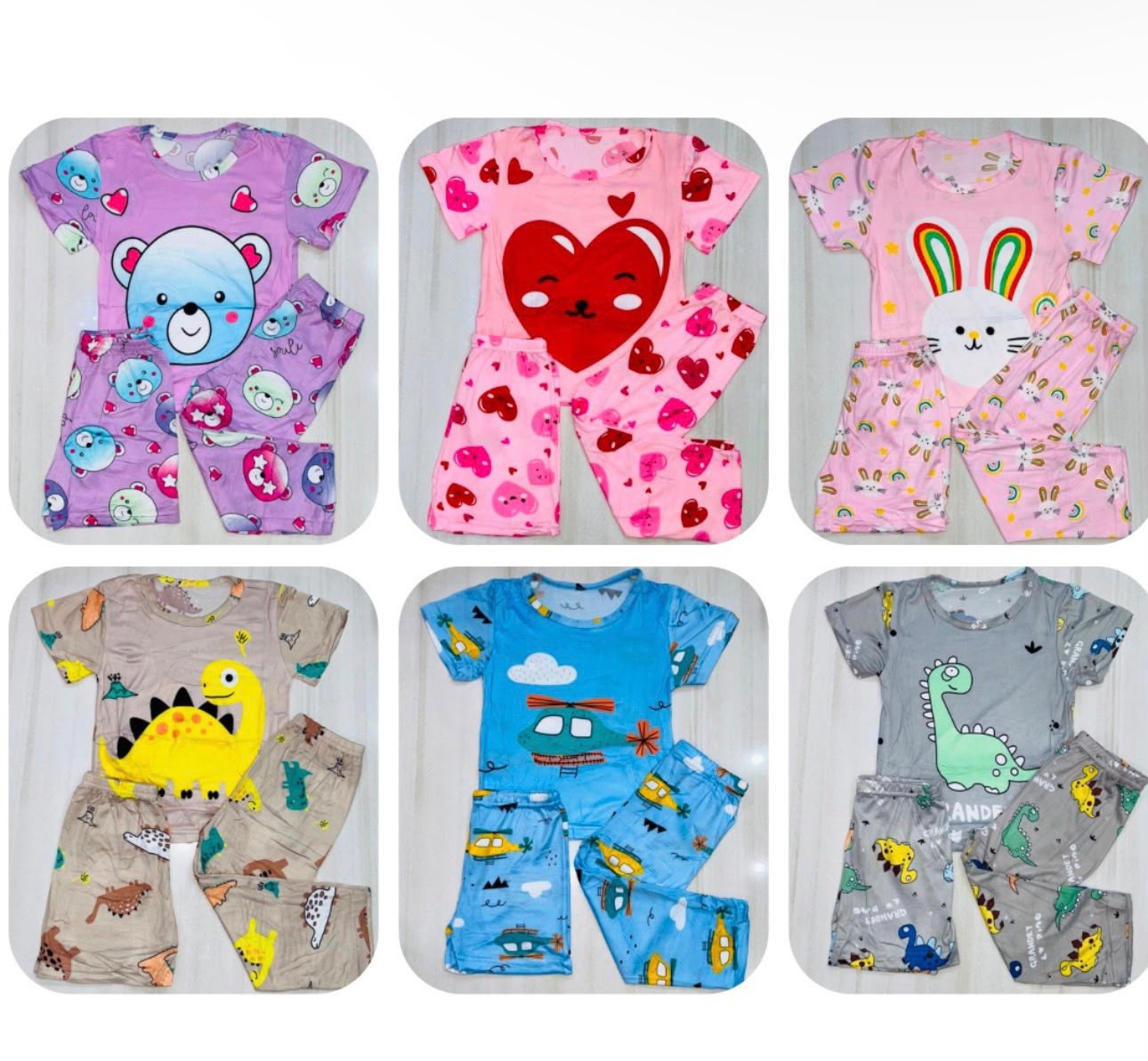 Pijamas de Bebe/niño 3 Piezas - Imagen 2