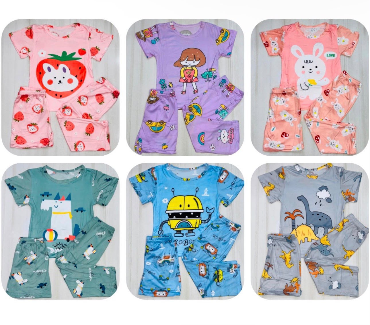 Pijamas de Bebe/niño 3 Piezas - Imagen 3