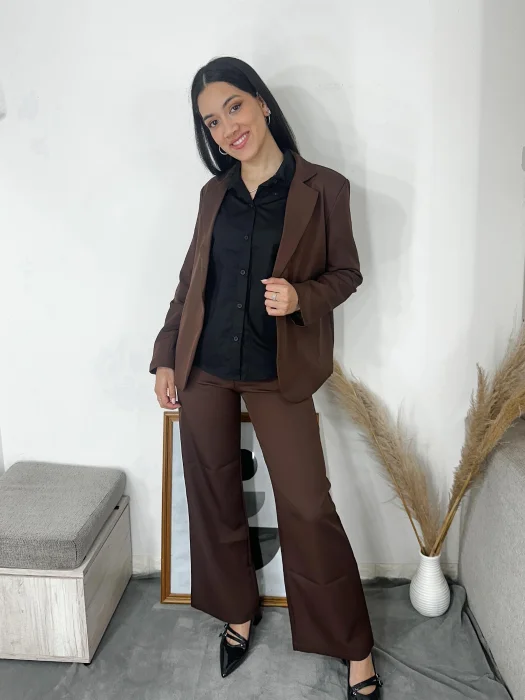 Conjuntos Pantalón y Bleizer Forrado Anabela