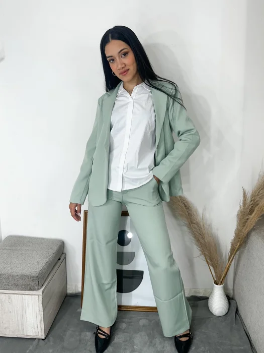 Conjunto Pantalón y Bleizer Forrado Anabela