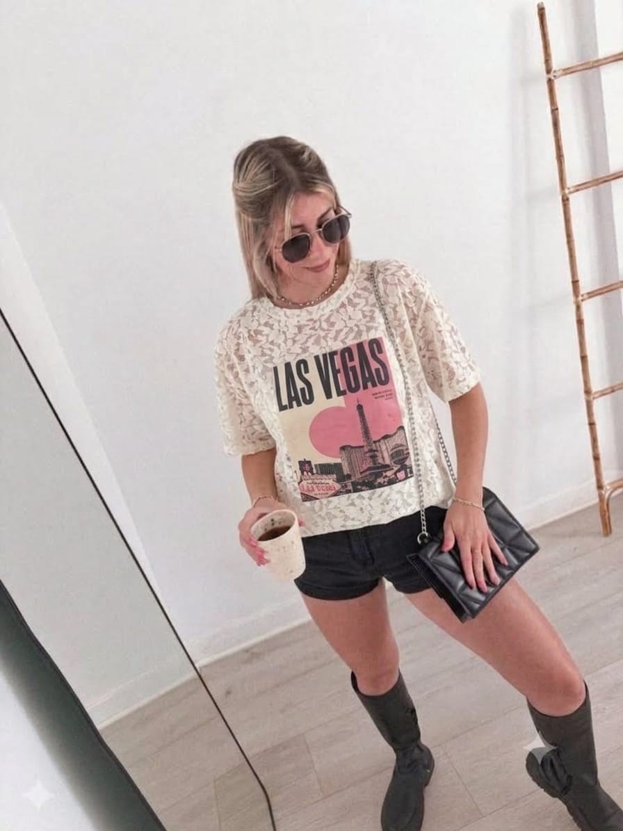 Remera con Encaje - Imagen 3