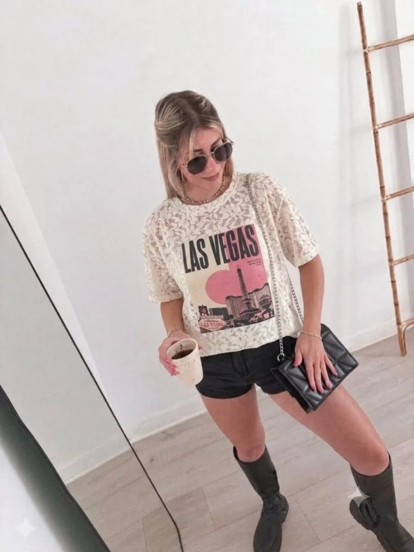 Remera con Encaje - Imagen 3