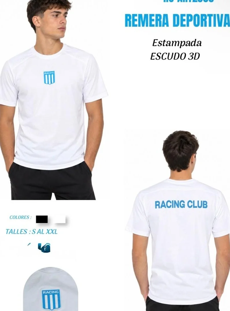 Remera de Racing Oficial - Imagen 1