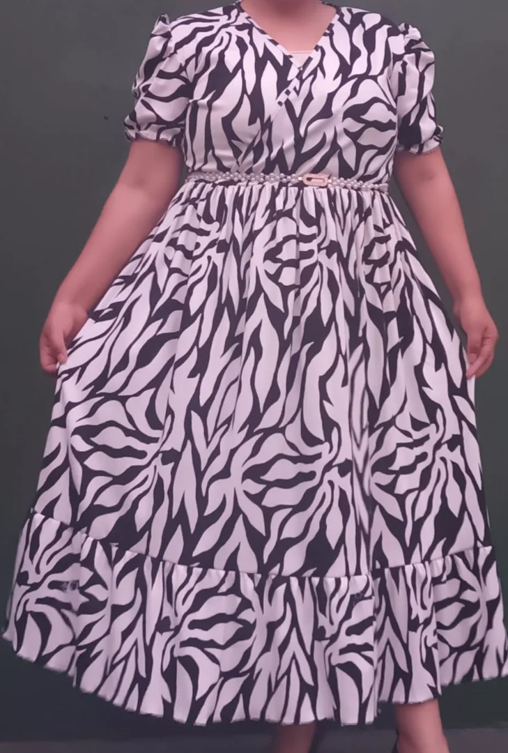 Vestidos Largos de Dama en Morley Estampado - Imagen 1