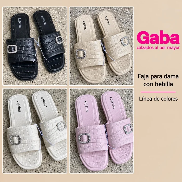 Sandalia Dama Importada con Brillo