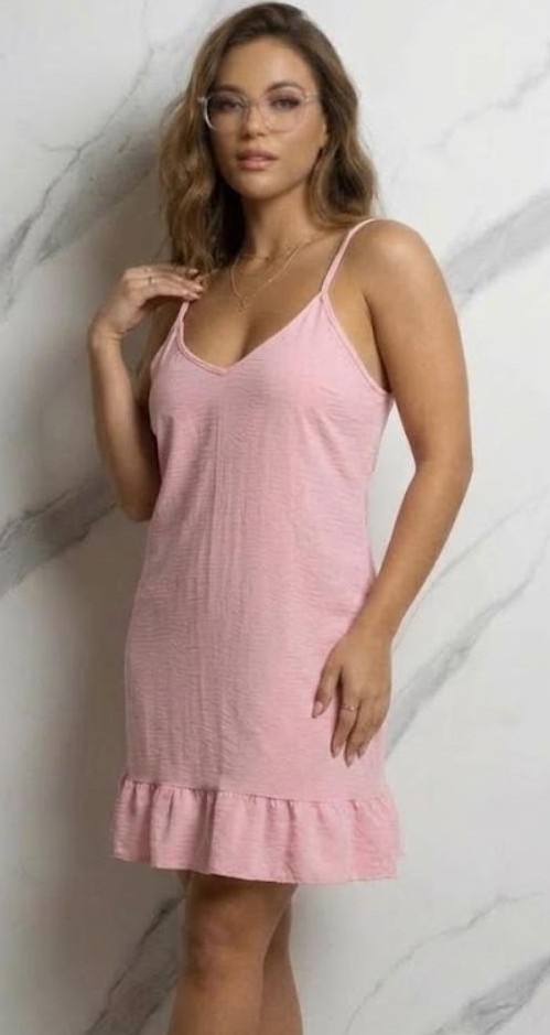 Vestido con Boladito Crep Sey - Imagen 3