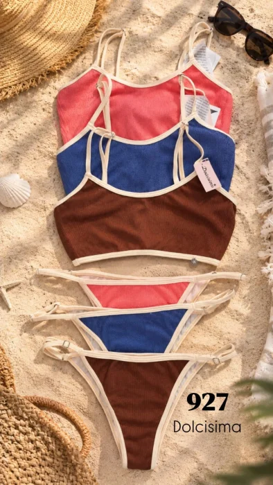 Bikini Texturada con Vedetina | Dolcisima | T 1 a 4