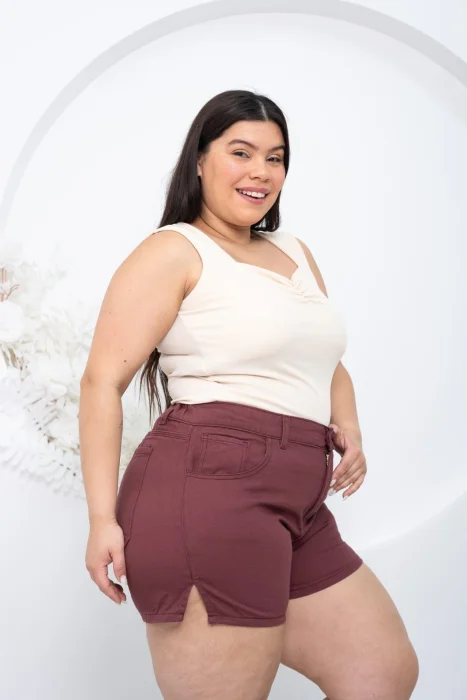 Short Mom Bordo