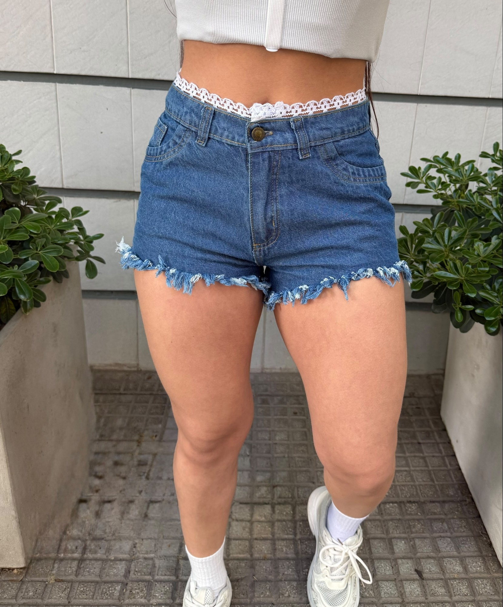 Short con Puntillas Ston Tiro Intermedio Rígido - Imagen 6