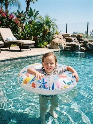 Aro Salvavidas Inflable Infantil 50cm Piscinas Playas Niños - Imagen 2