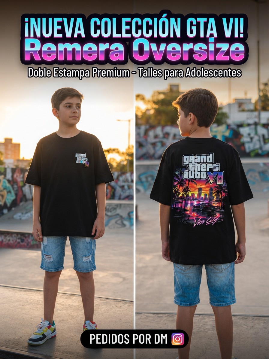 Remeras Oversize Algodón Peinado - Imagen 3