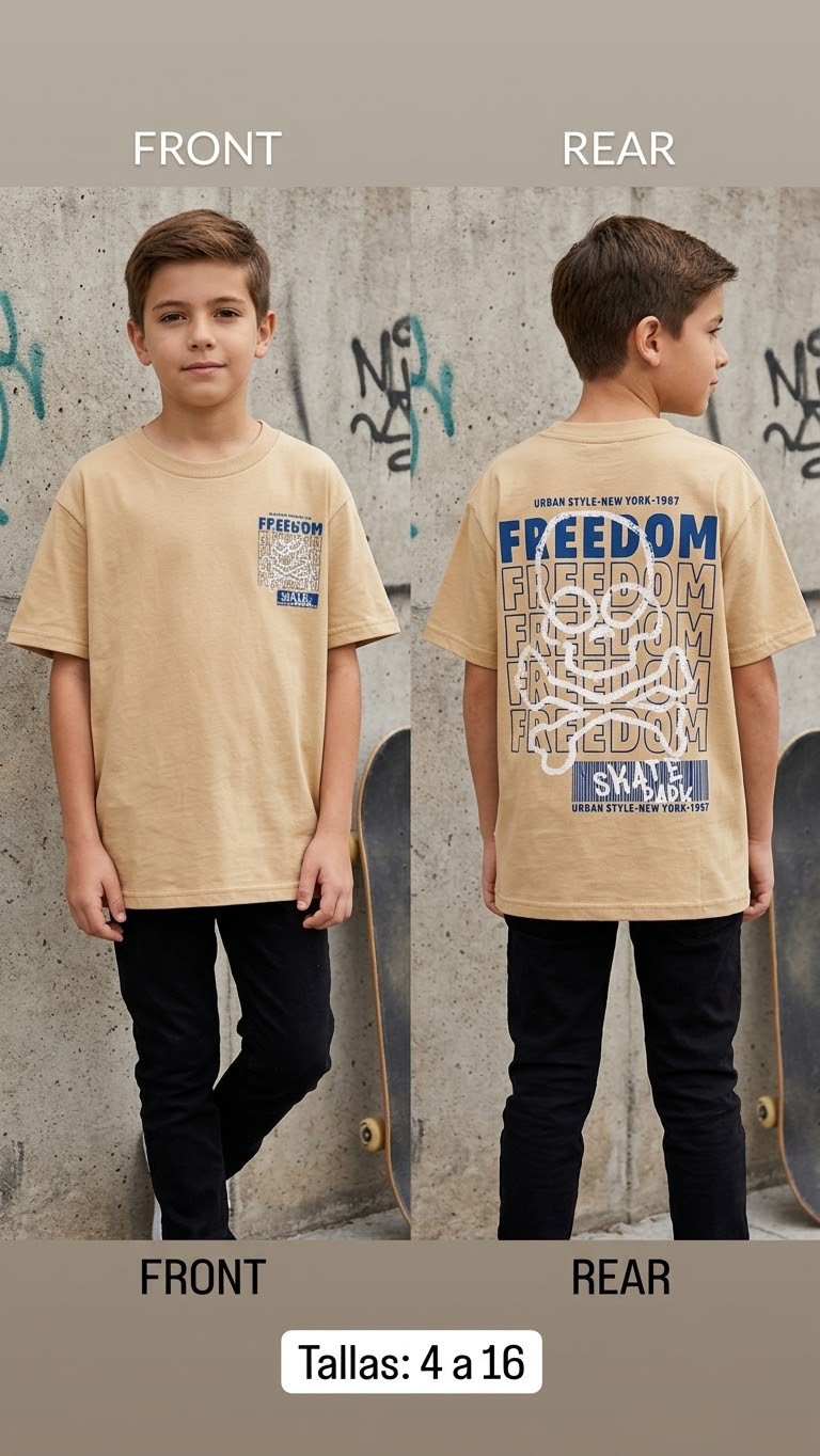 Remeras Oversize Algodón Peinado - Imagen 2