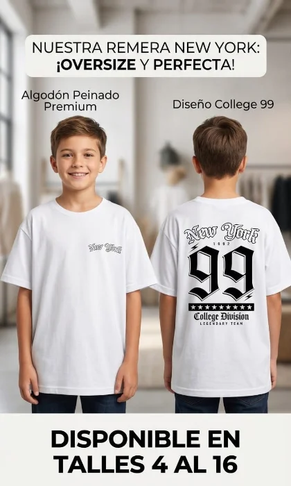 Remeras Oversize Algodón Peinado