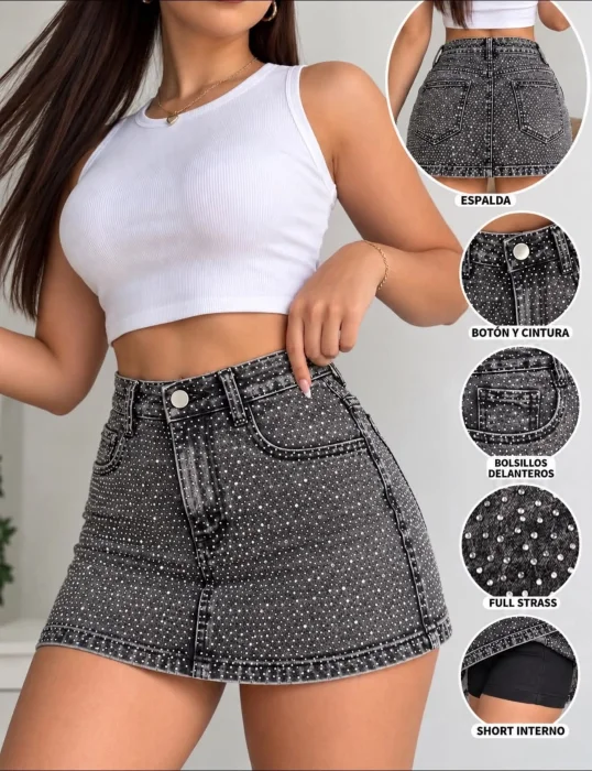 Short Pollera Zafira Importado