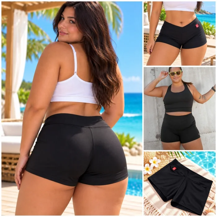 (art:mshd1e)t/especial Short Laycra de Baño Dama, Darwin Intimate