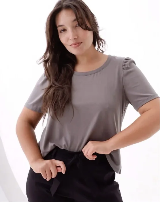 Remera Manga Princesa Modal Soft