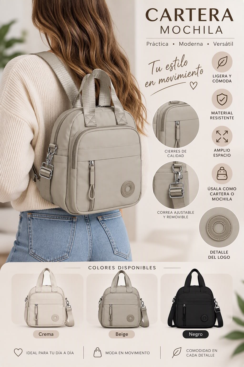 Bandolera-mochila - Imagen 8