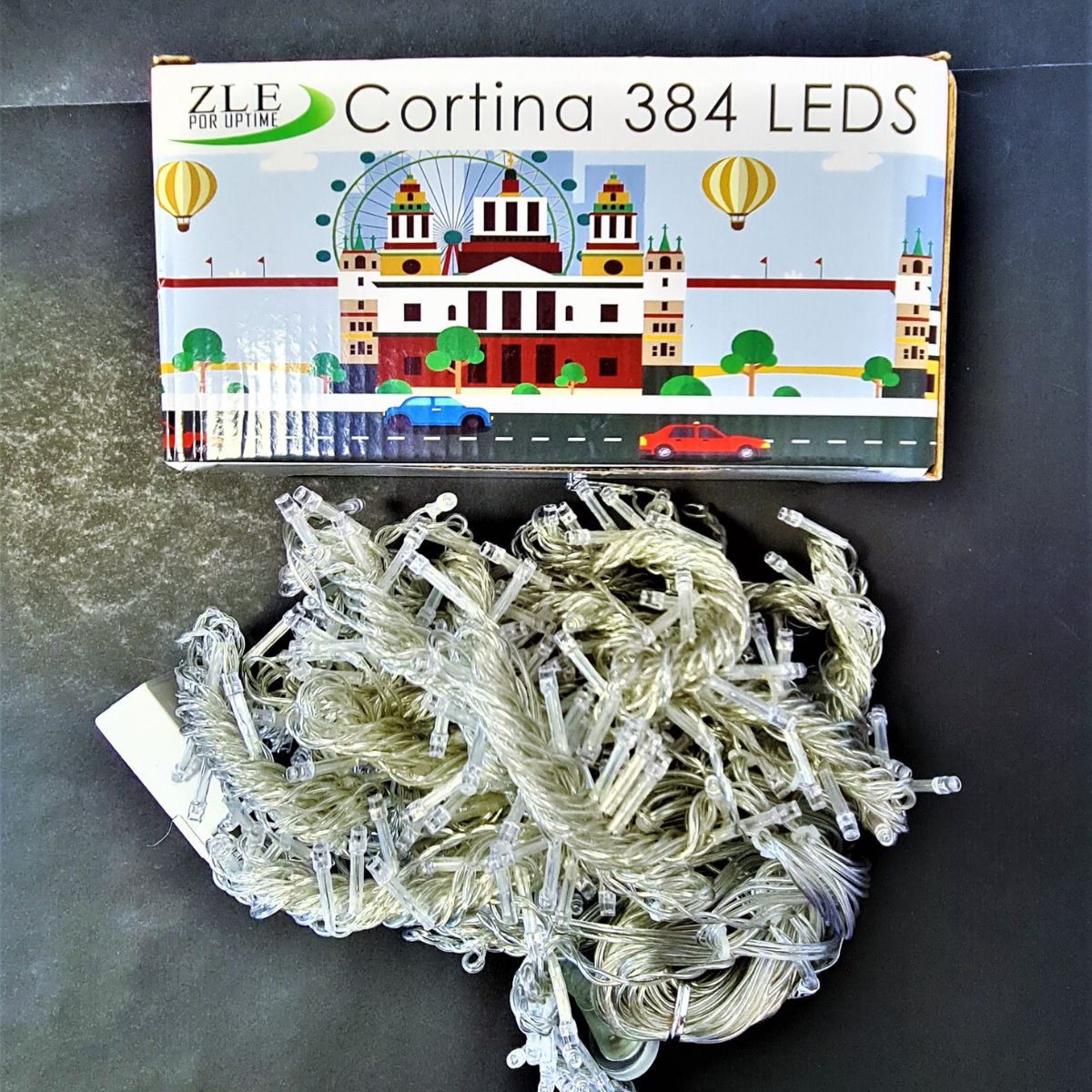 Cortina Luces 384 Led 6 X 2 No Interconectable Navidad - 20210826_154505-scaled.jpg