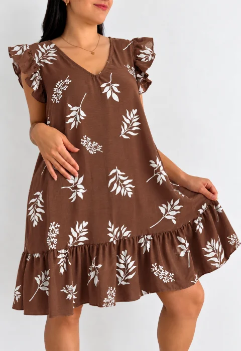 Vestido de Lino Cey Estampado