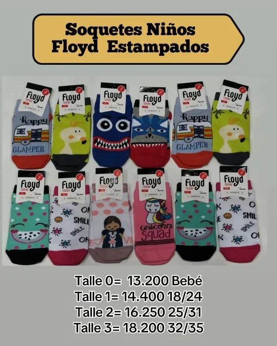 Soquetes Niños Floyd
