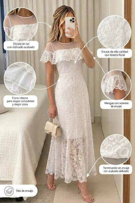 Vestido Emilce Importado