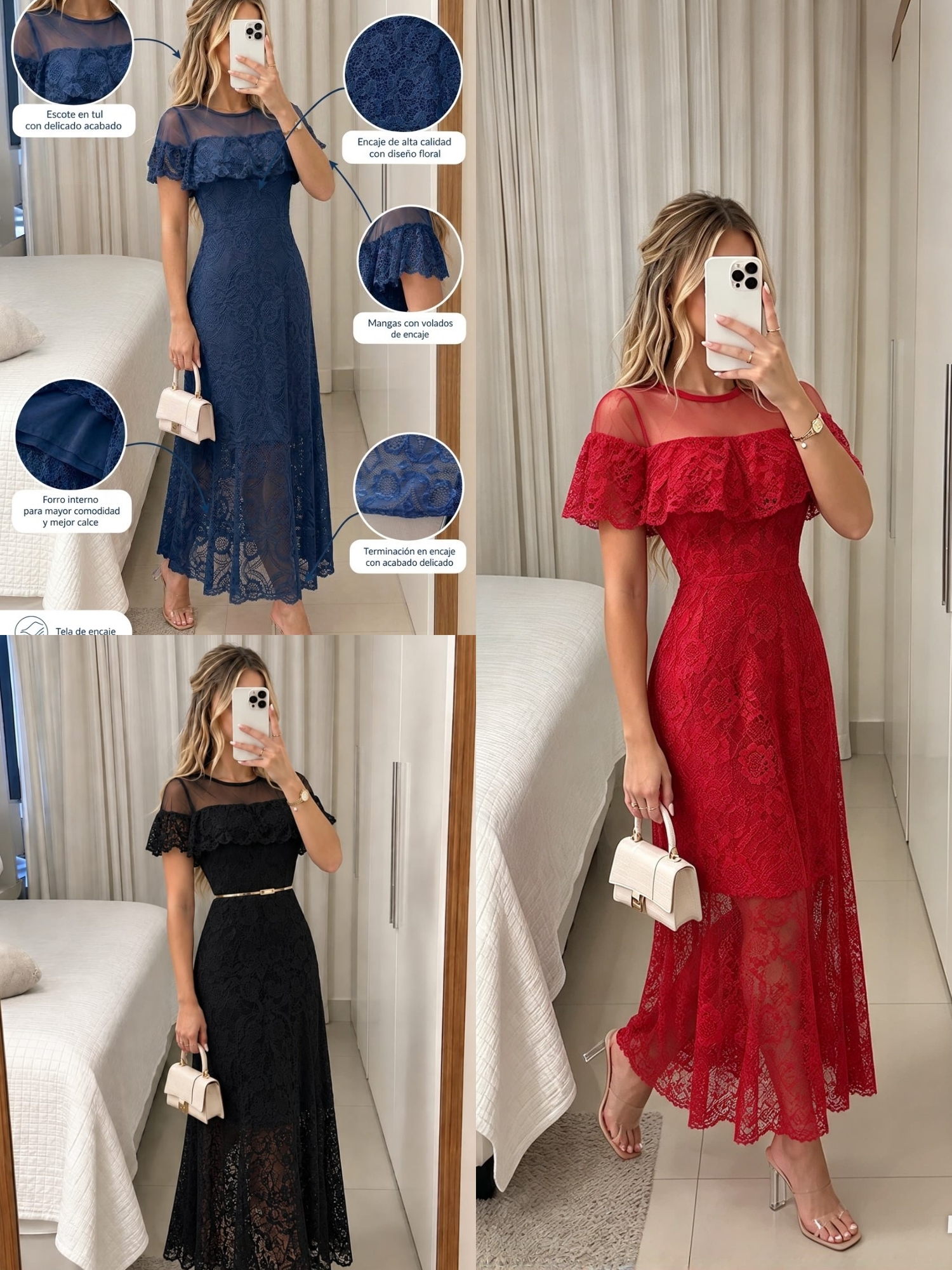 Vestido Emilce Importado - Imagen 3