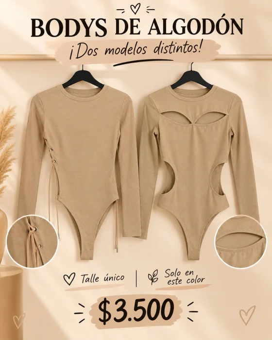 Bodys de Algodón