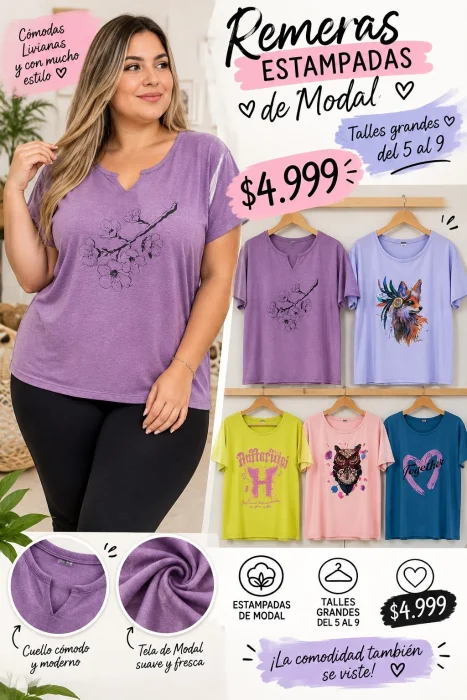 Remeras Rellenitas