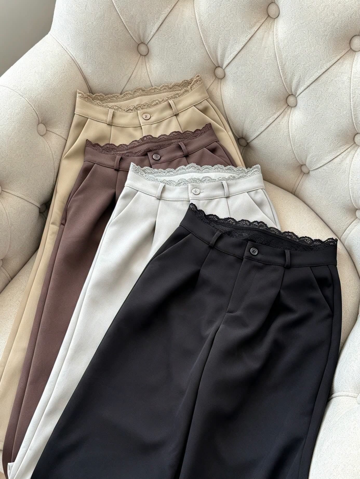 Pantalon de Vestir Puntilla - Imagen 3
