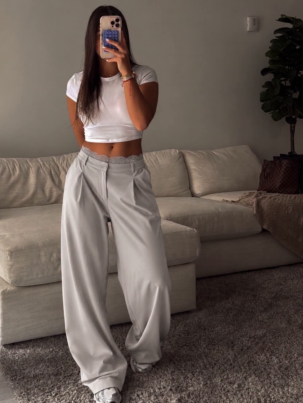 Pantalon de Vestir Puntilla - Imagen 5