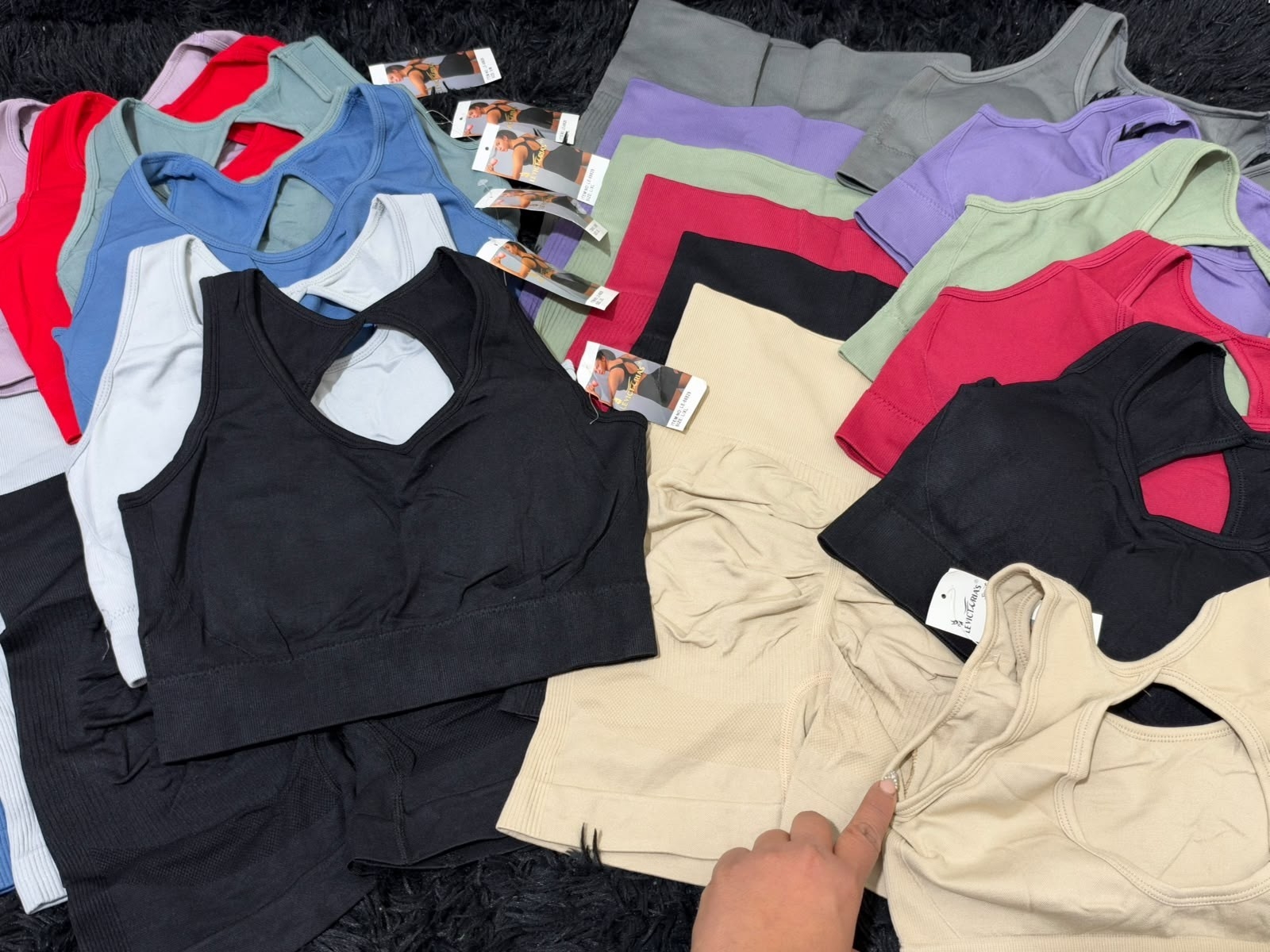 Conjunto Short Colores Liso Push Up..!! - Imagen 3