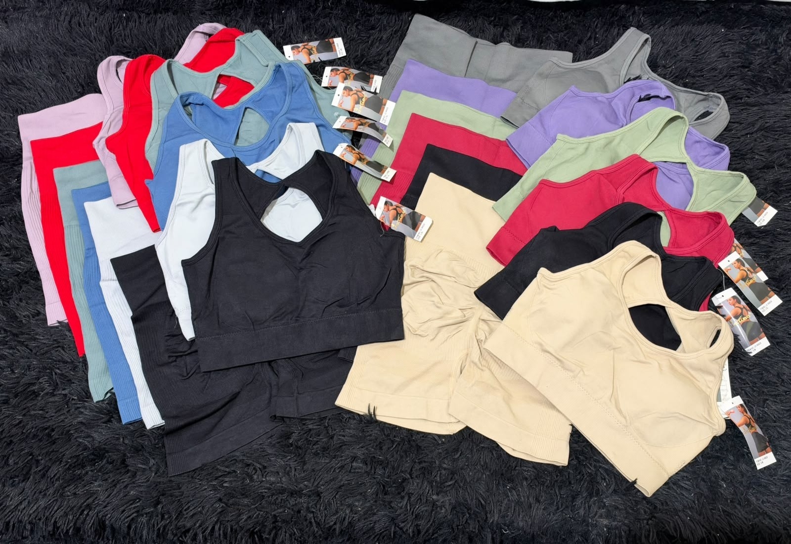 Conjunto Short Colores Liso Push Up..!! - Imagen 8