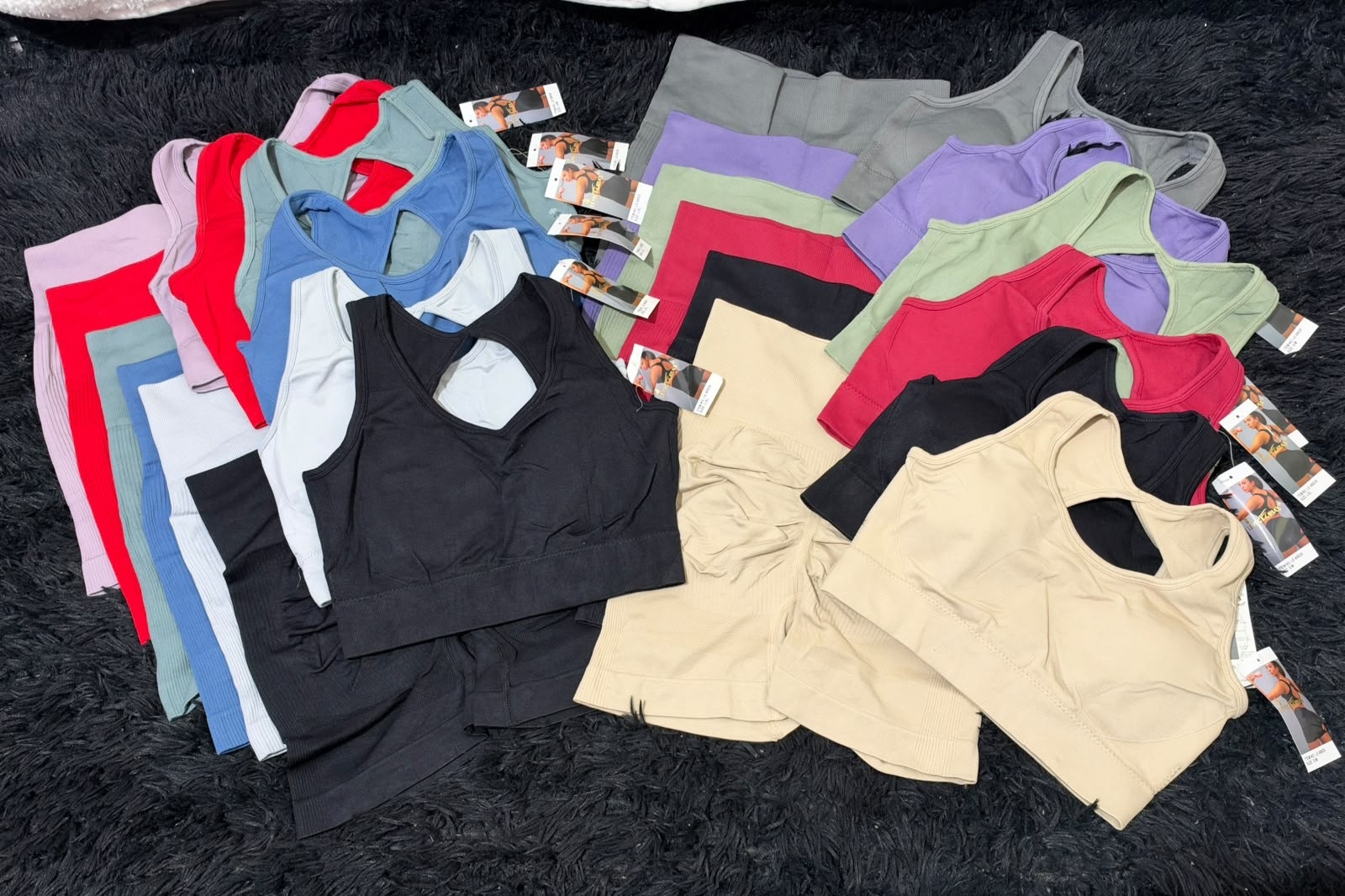 Conjunto Short Colores Liso Push Up..!! - Imagen 9