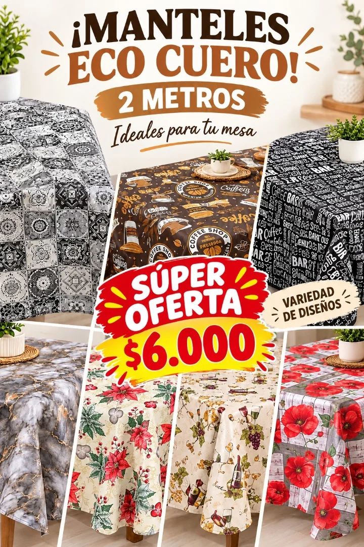 Manteles Eco Cuero X 2metros - Imagen 2