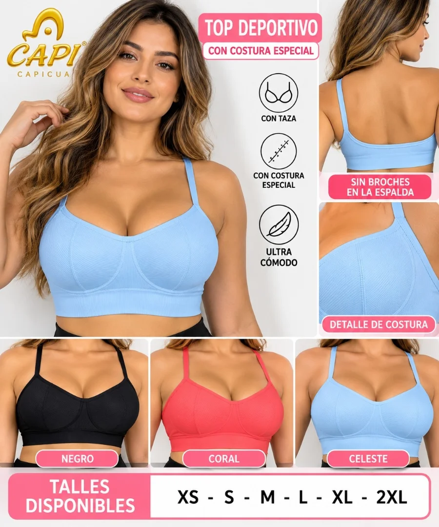 Top Deportivo de Dama Capicua - Imagen 1