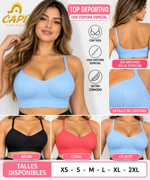 Top Deportivo  de Dama  Capicua