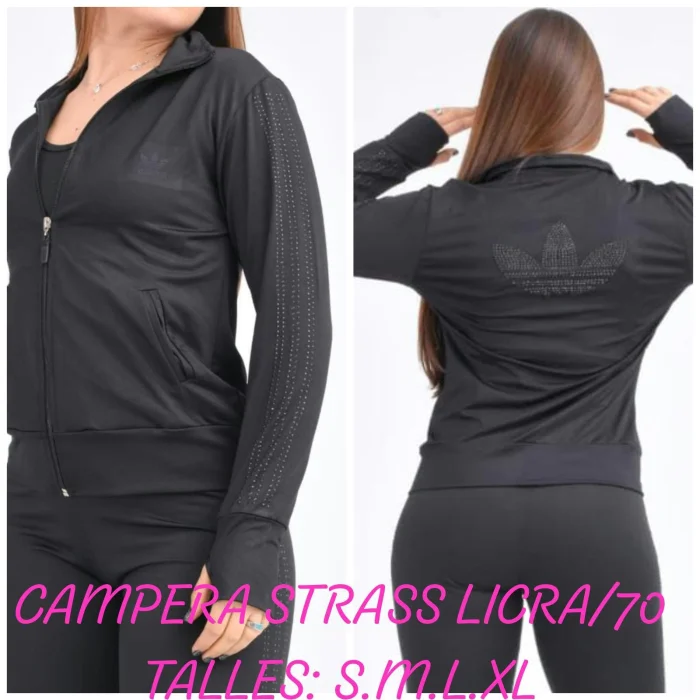 Campera Strass Licra/70