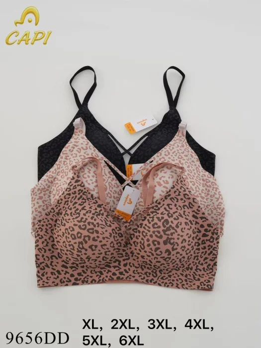 Top Segunda Piel Tdd Animal Print con Tiritas