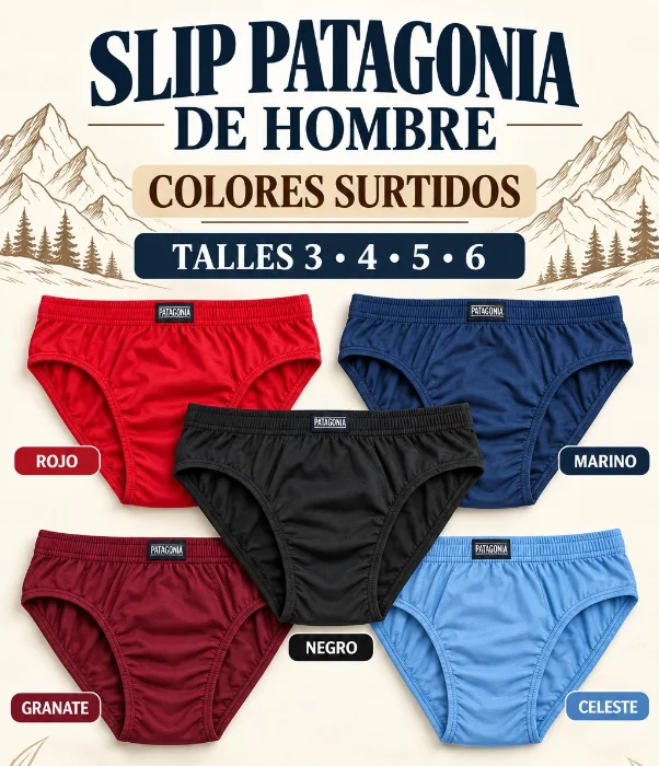 Eslip de Varon  Patagonia Algodón