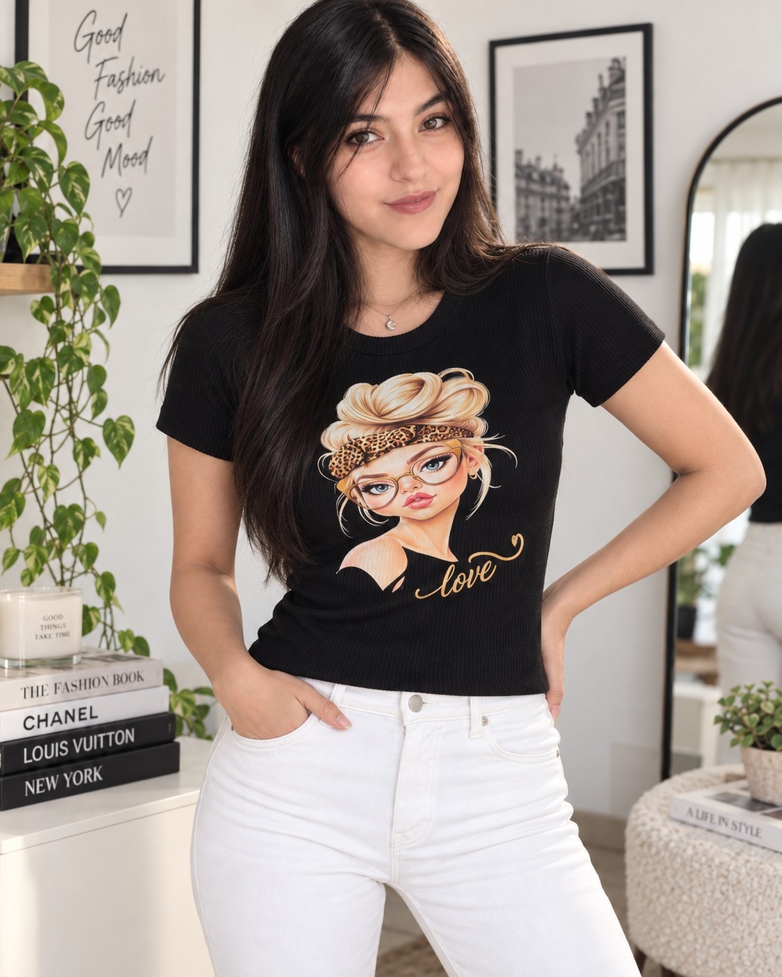 Remera Estampada Talle Unico - Imagen 6