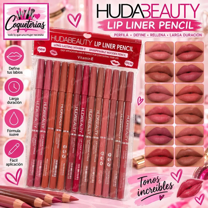 Delineador de Labios X 12 Unidades