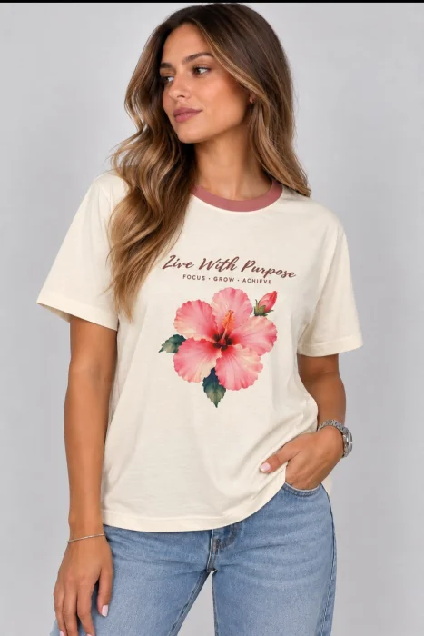 Remera Cuello Combinado
