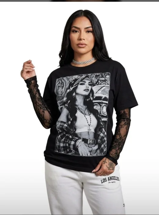 Remerass Manga Encaje