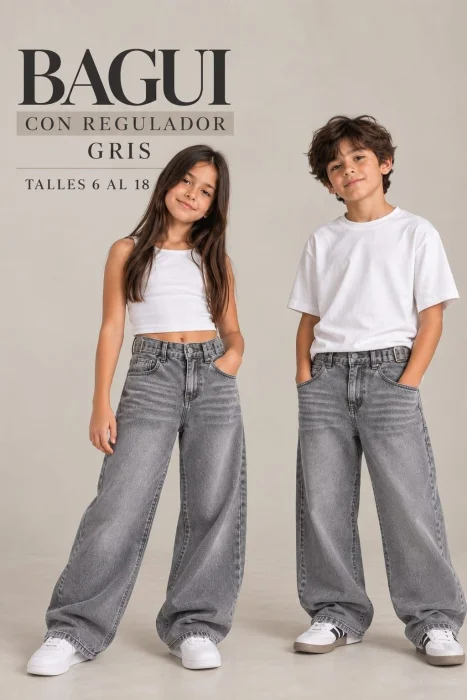 Bagui Unisex Gris