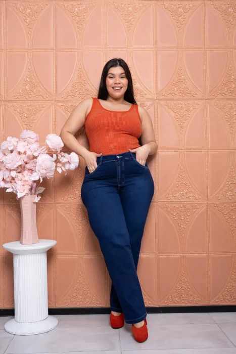 Jeans Azul Recto